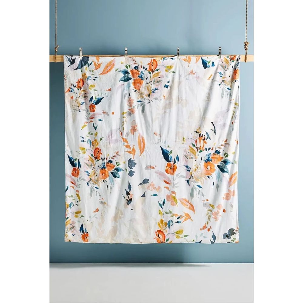 New Anthropologie Briony Duvet Cover sz Twin - Picture 5 of 8